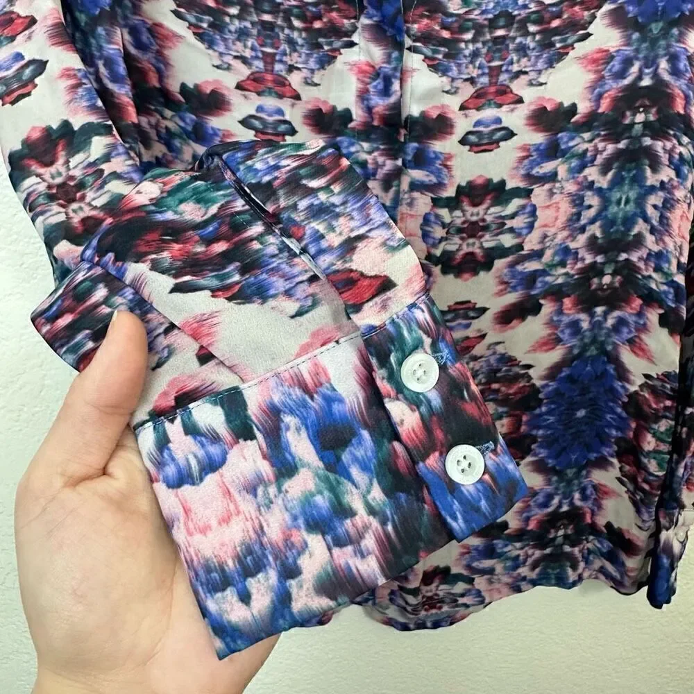 Sam Edelman Devon Long Sleeve Blouse Size S